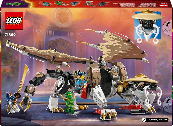 LEGO NINJAGO Egalt Maestrul Dragon, Set Ninja cu jucărie Dragon și 5 figuri, inclusiv Lloyd și NYA, Maestrul Dragon, cadou pentru băieți și fete de la 8 ani 71809 Seturi de constructie Besuche den LEGO-Store