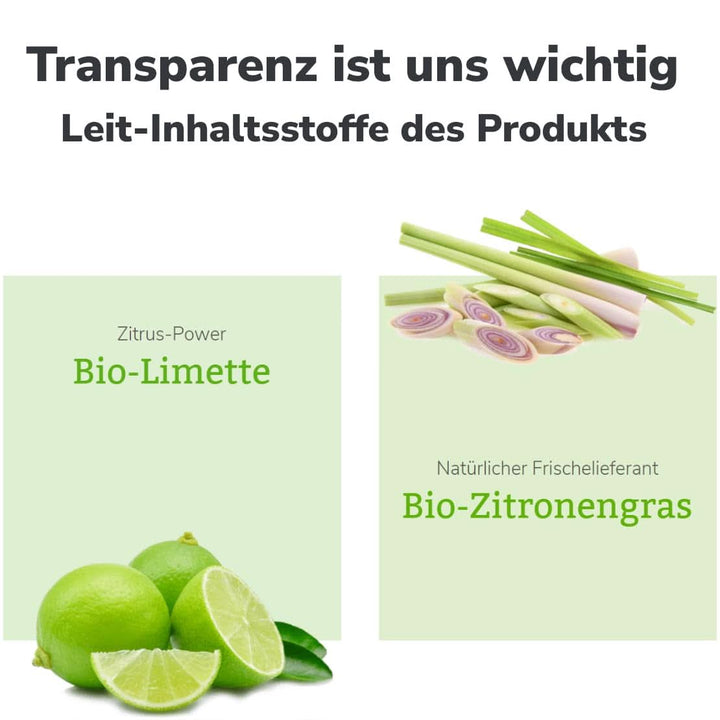 Lavera, Gel de duș răcoritor cu lămâie verde organică, 250 ml Duș și baie Naty Shop