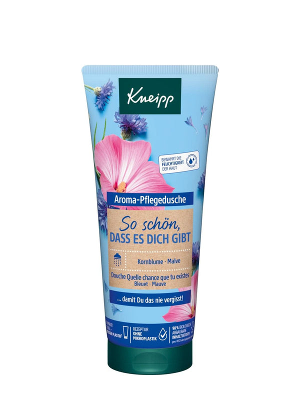 Kneipp Aroma, gel de duș aromat cu extracte naturale de albăstrele, malva și ulei hrănitor natural, 200 ml Duș și baie Naty Shop