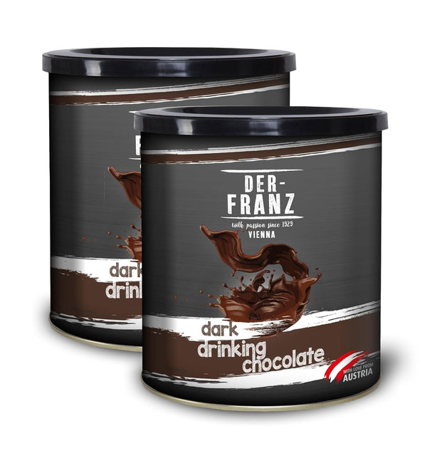 Der-Franz Ciocolată neagră de băut, 2 X 500 G Bomboane de Ciocolata Naty Shop 2 x 500 G Ciocolată neagră de băut