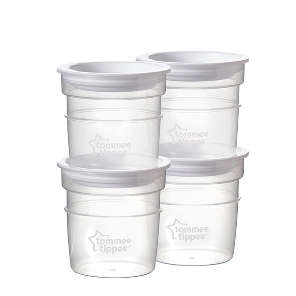 Tommee Tippee Closer to Nature Recipiente pentru depozitarea laptelui matern cu capac, 60 ml Accesorii Hrana si Alaptare Bebe Naty Shop Recipient