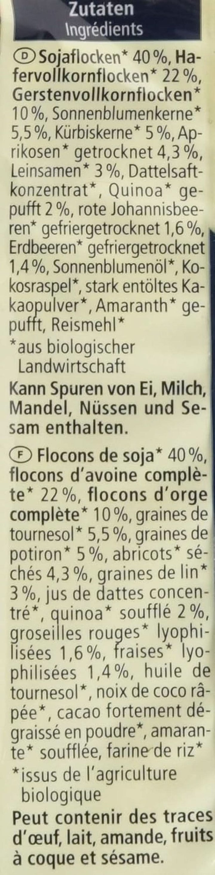Muesli cu proteine organice, 350 grame Cereale Naty Shop