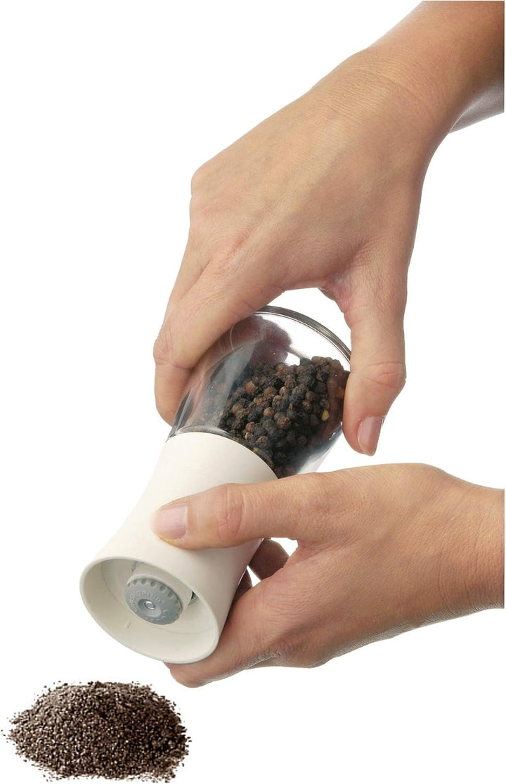 WMF Trend râșniță de sare sau piper 14 cm, fără umplutură, râșniță ceramică, plastic, sticlă, alb Rasnite si Feliatoare Naty Shop