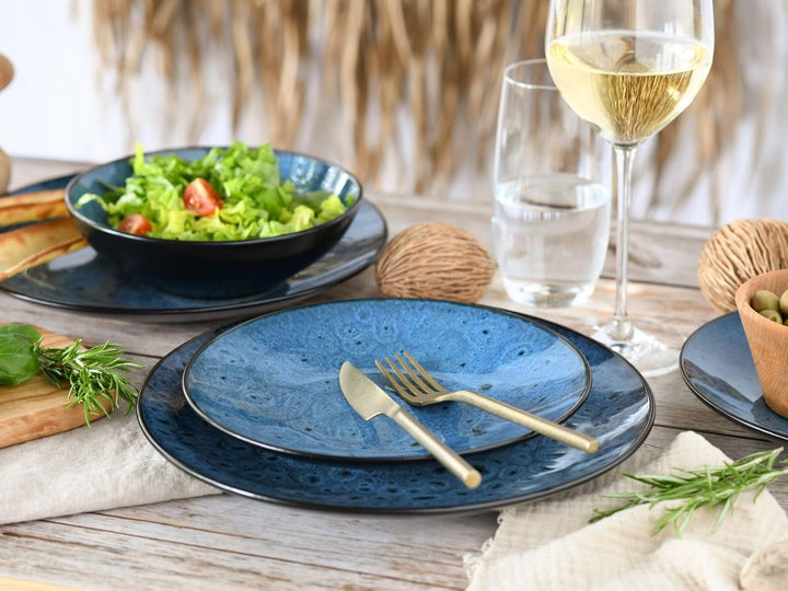 Creatable, 23630, Seria CAPRI - Smalt reactiv, Set de veselă 16 piese Seturi vesela masa Naty Shop