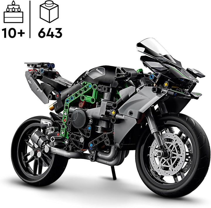 Motocicletă LEGO Technic Kawasaki Ninja H2R, cadou pentru copii și adulți pentru zile de naștere, decorare, jucărie, model pentru băieți și fete cu vârsta de 10+ 42170 Seturi de constructie Besuche den LEGO-Store