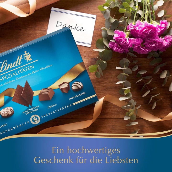 Lindt, cutie de praline cu praline fine, cu sau fara alcool Bomboane de Ciocolata Naty Shop