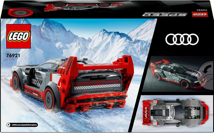 Set de mașini de curse LEGO Speed Champions Audi S1 E-Tron Quattro cu jucării auto pentru a construi, juca și expune, model de mașină pentru copii, cadou pentru băieți și fete de 9 ani 76921 Seturi de constructie Besuche den LEGO-Store