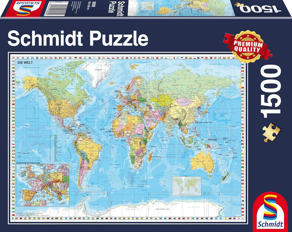 Lumea, puzzle jigsaw de 1.500 de piese Puzzle Naty Shop Titlu implicit