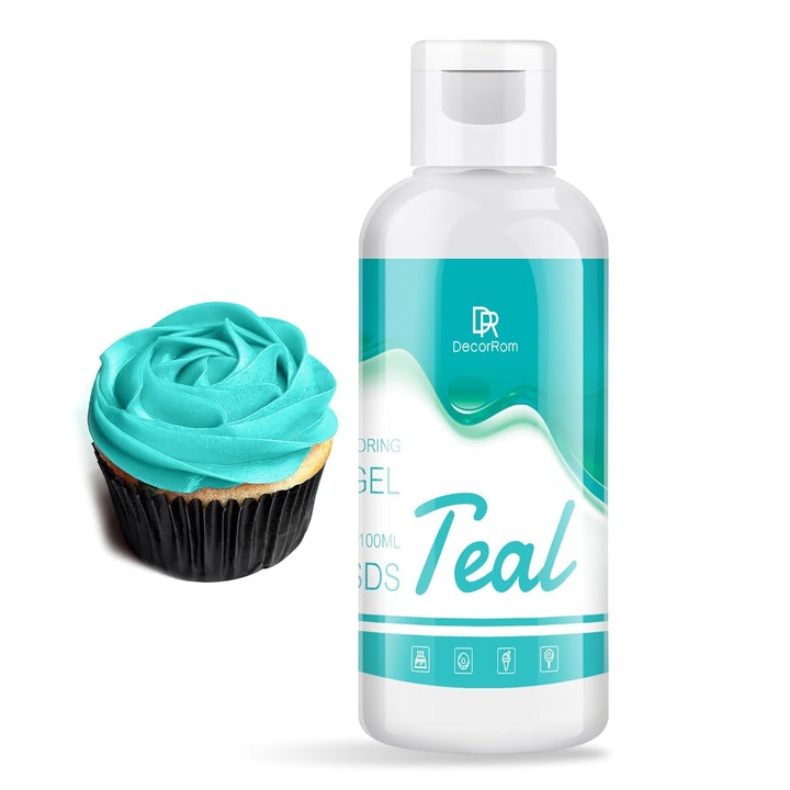 DecorRom, coloranti alimentari gel, 100 ml Coloranti Alimentari Naty Shop Verde Turcoaz