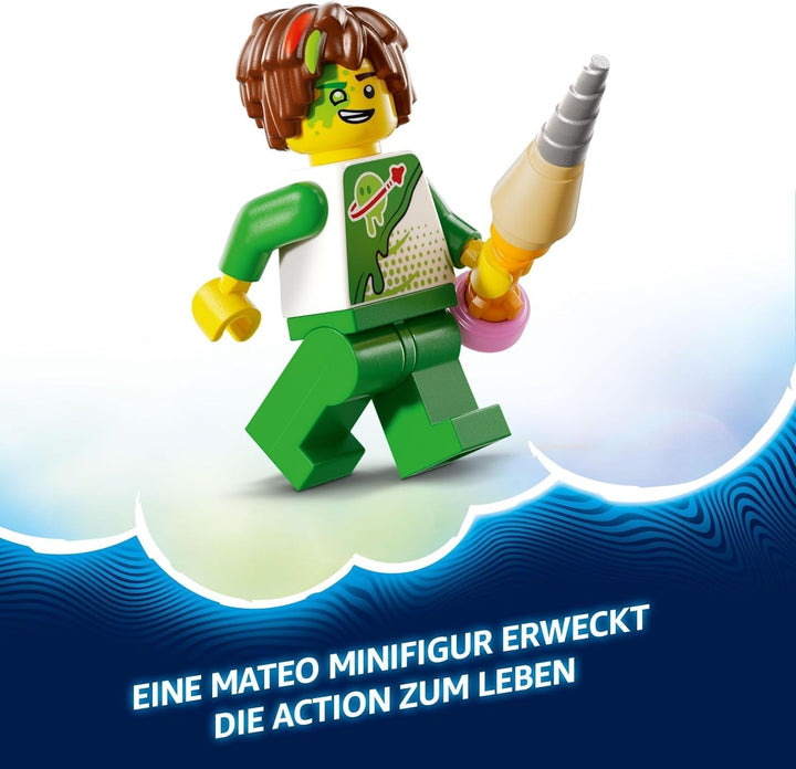LEGO Dreamzzz Z-Blob's Robot and Vehicle Adventure, 20-in-1 Toy Mech, pentru fete și băieți, copii cu vârsta de peste 7 ani, Playset Fantasy cu Mateo Minifigure, 20 versiuni de Z-Blob 71487 Seturi de constructie Besuche den LEGO-Store