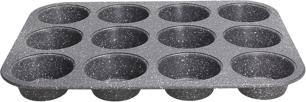 Pure Roq Muffinform Für 12 Muffins, Aluminium, Schwarz Matrite si tavi pentru copt Naty Shop Muffin-Blech