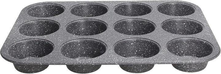 Pure Roq Muffinform Für 12 Muffins, Aluminium, Schwarz Matrite si tavi pentru copt Naty Shop Muffin-Blech