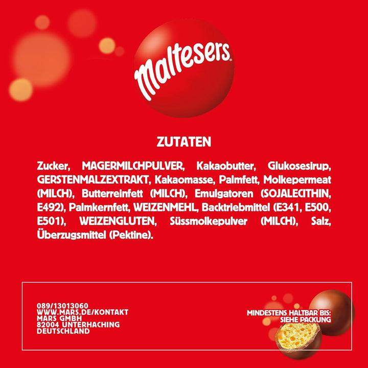 Maltesers Bomboane de Ciocolata Naty Shop
