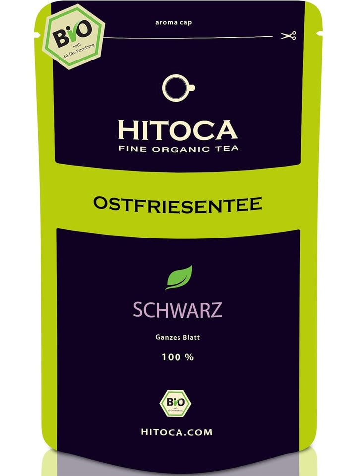 HITOCA® Ceai organic de ghimbir și lămâie - Ceai verde răcoritor în frunze de ceai cu ghimbir și lămâie