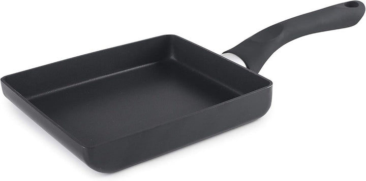 Tigaie Tamagoyaki Inducta, aluminiu, negru , 15X18 Cm Oale si Tigai Naty Shop