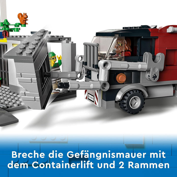 Stație de poliție LEGO 60316 City cu mașină de poliție, mașină Mill și elicopter, clădire construibilă cu 3 figuri, jucărie de poliție pentru băieți și fete de la 6 ani, cadou pentru copii Seturi de constructie Besuche den LEGO-Store