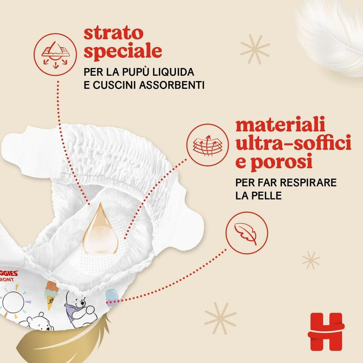Scutece Huggies Extra Care, mărimea 4 (8-16 kg), pachet de 66 scutece Mama si Copilul Naty Shop