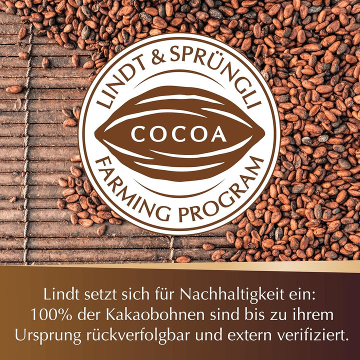 Lindt NUXOR Ciocolată cremoasă cu lapte Gianduja cu alune întregi prăjite, 103 grame Bomboane de Ciocolata Naty Shop