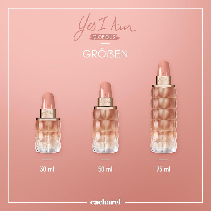 Apă de parfum Cacharel Yes I Am Glorious pentru femei, parfum fructat-floral, parfum seducător pentru femei, 30 ml