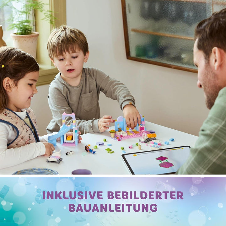 LEGO 4+ Gabby's Dollhouse Gabby's Little Kitty Ears, set cu animale pentru jocuri de rol, jucărie pentru copii cu tobogan și figuri, cadou pentru fete și băieți, jucărie pentru jocuri creative 10796 Seturi de constructie Besuche den LEGO-Store