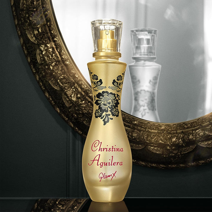 Christina Aguilera - Glam X Eau De Parfum, Parfum Floral, Oriental cu Aromă Delicată de Iasomie, Parfum pentru Femei