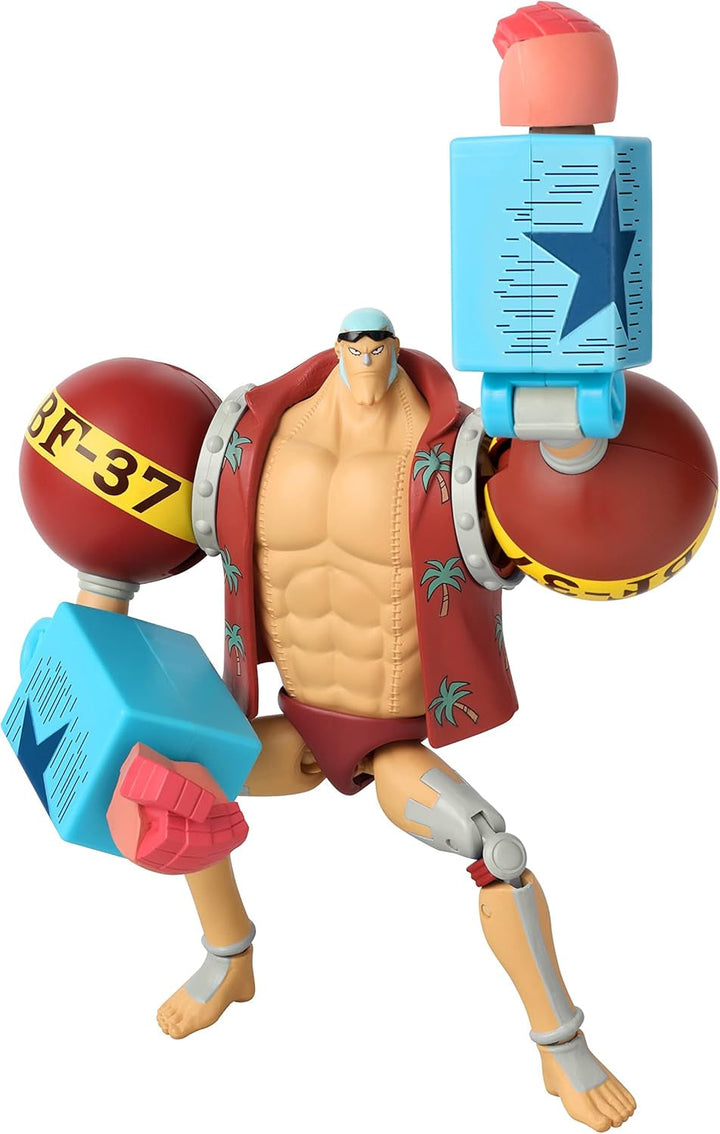 Bandai - Anime Heroes - One Piece Figure - Lorenor Zorro 17 Cm Three Sword Style - Licența oficială One Piece - Movable Manga Figure Zorro 3 Swords - Toy For Children From 4 Years - 37052 Action figures Naty Shop Franky