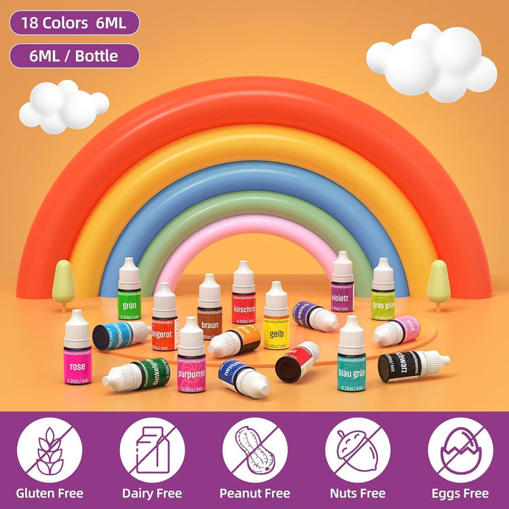 Coloranti alimentari lichizi, 6 ml si 25 ml Naty Shop