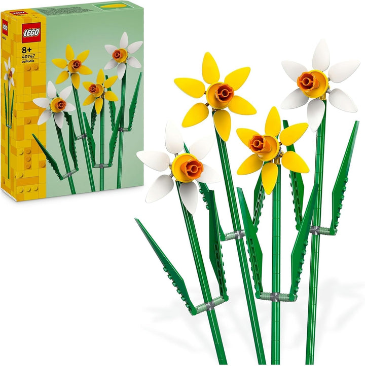 Narcise LEGO Botanicals - Cadouri de Paște pentru fete și băieți - Flori artificiale pentru copii - Buchet de flori ca decor pentru cameră sau birou - Cadou pentru femei - 40747 Seturi de constructie Besuche den LEGO-Store Singur