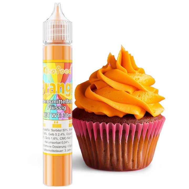 Colorant alimentar lichid, 30 ml Coloranti Alimentari Naty Shop Portocaliu