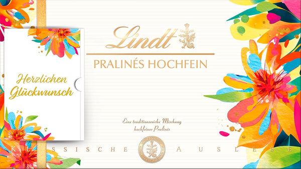 Lindt, cutie de praline cu 50 de praline în 20 de arome delicioase cu și fără alcool, 500 grame Bomboane de Ciocolata Naty Shop Default Title