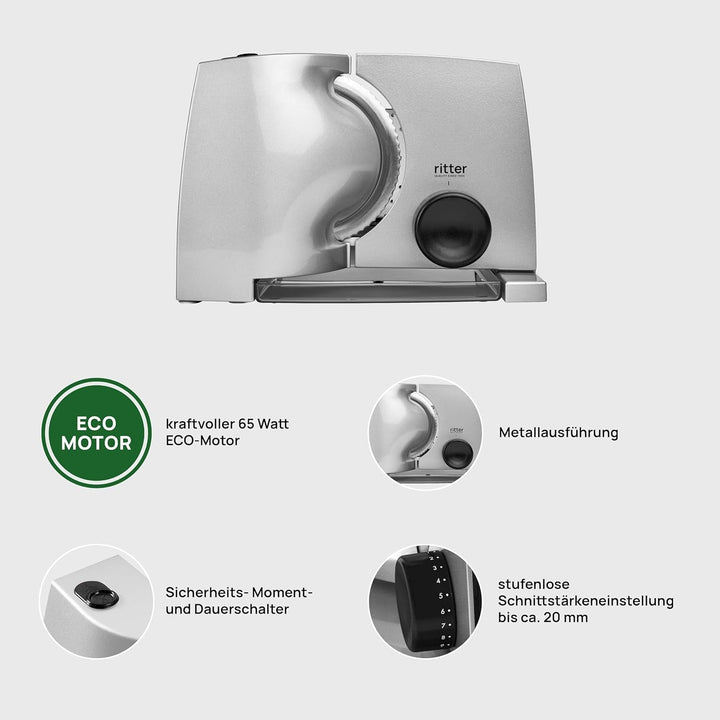 Ritter Compact 1, feliator universal (pâine si mezel) Rasnite si Feliatoare Naty Shop