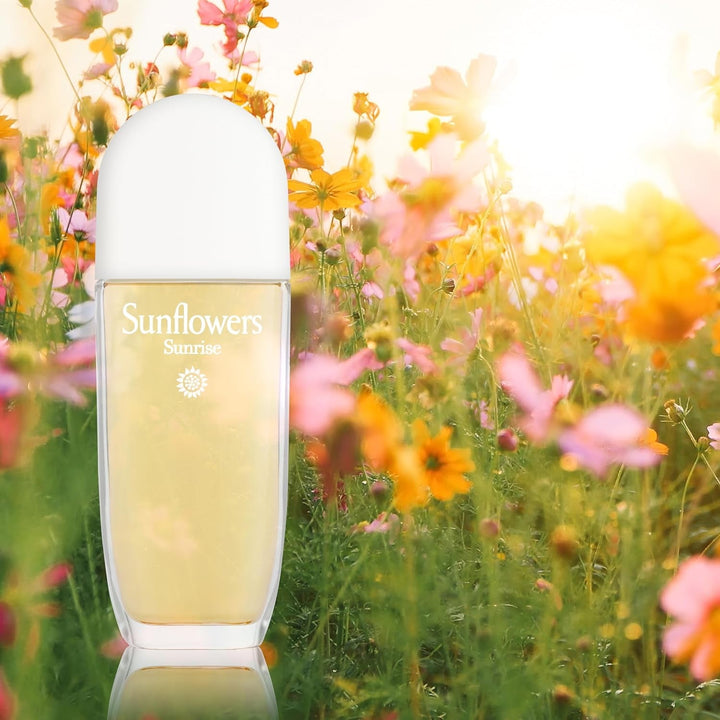 Elizabeth Arden – Sunflowers Sunrise, Apă de toaletă spray, parfum floral și fructat, parfum de lux pentru femei – 100 ml