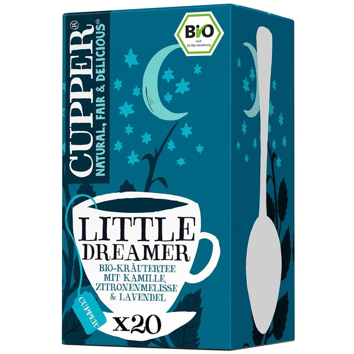 Cupper Ceai de fructe organic Cranberry Rasperry, 20 pliculețe de ceai nealbite, ecologic, comerț echitabil