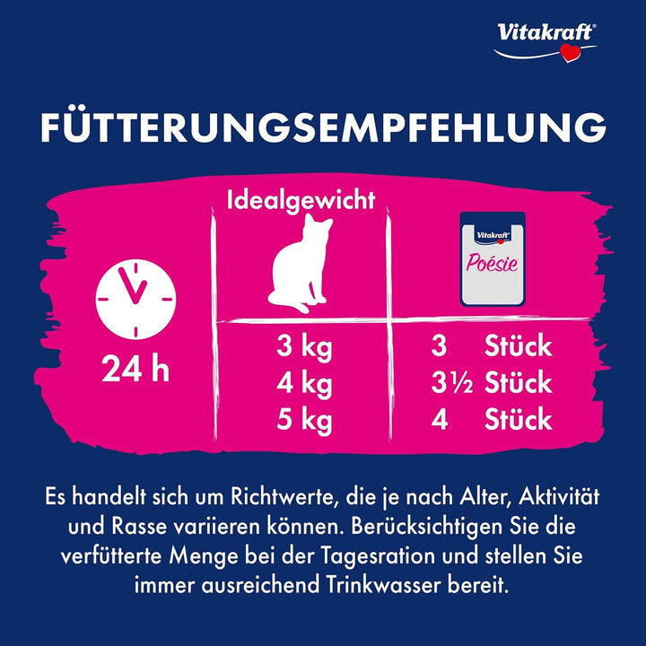 Vitakraft Poésie Délice, hrană umedă pentru pisici, hrană umedă pentru pisici în sos, cu curcan, preambalată, fără adaos de zahăr și cereale (23X 85G)