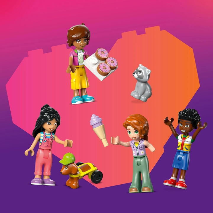Casa din copac LEGO Friends, set de construit și jucat pentru jocuri de rol, casă de jucărie pentru fete de la 8 ani, set cu 4 minifigurine de personaje și 2 figurine de animale, idee de cadou pentru copii 42652 Seturi de constructie Besuche den LEGO-Store