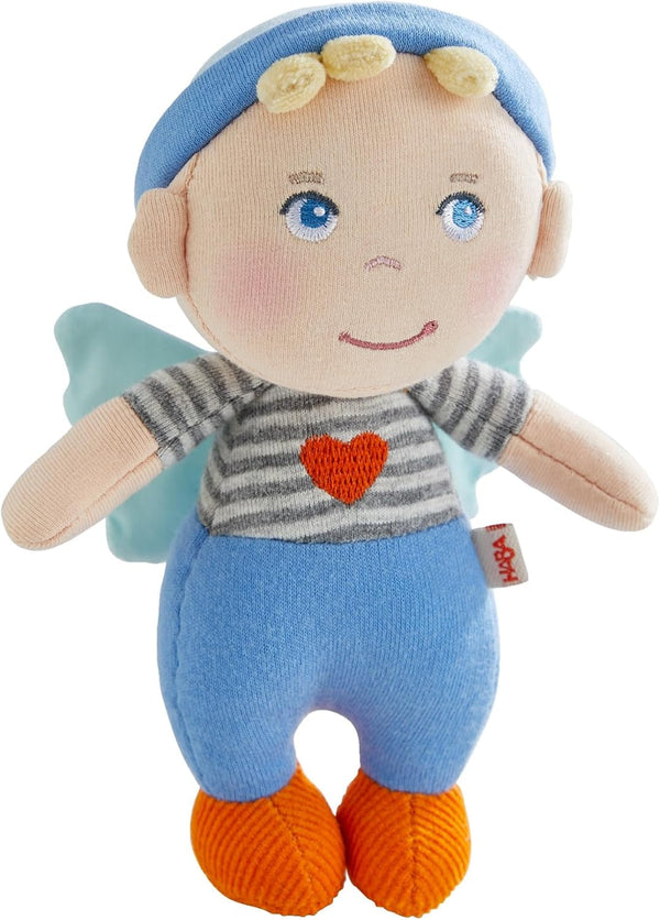 HABA Guardian Angel Mats - Păpușă textilă de pluș (15 cm), cadou de bun venit ideal pentru bebeluși și copii mici - lavabilă la 30°C - 2011869001 Papusi Naty Shop Titlu implicit