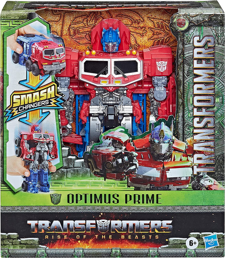 Jucarii Transformers pentru filmul Rise of the Beasts, Smash Changer Optimus Prime figura din 6, 22.5 cm Action figures Naty Shop