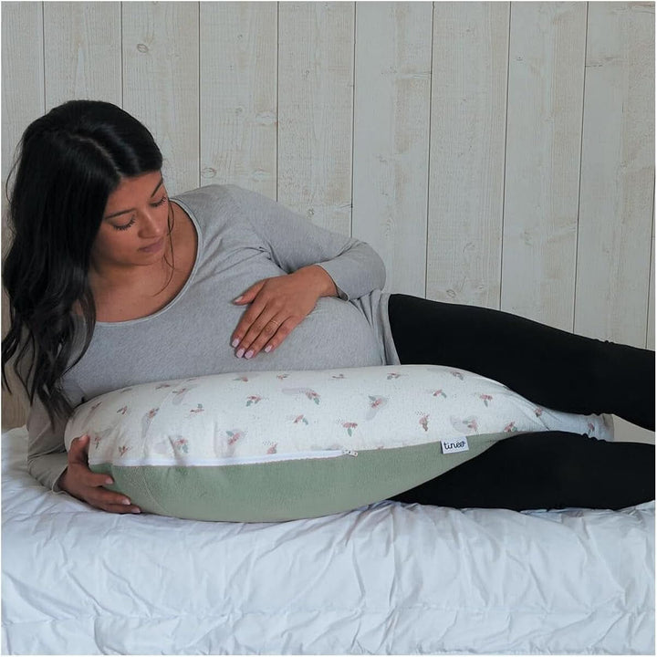 Pernă de sarcină - Pernă de alăptare - Pernă multifuncțională 2 în 1 - Husă detașabilă 78 X 44 cm Accesorii Hrana si Alaptare Bebe Naty Shop