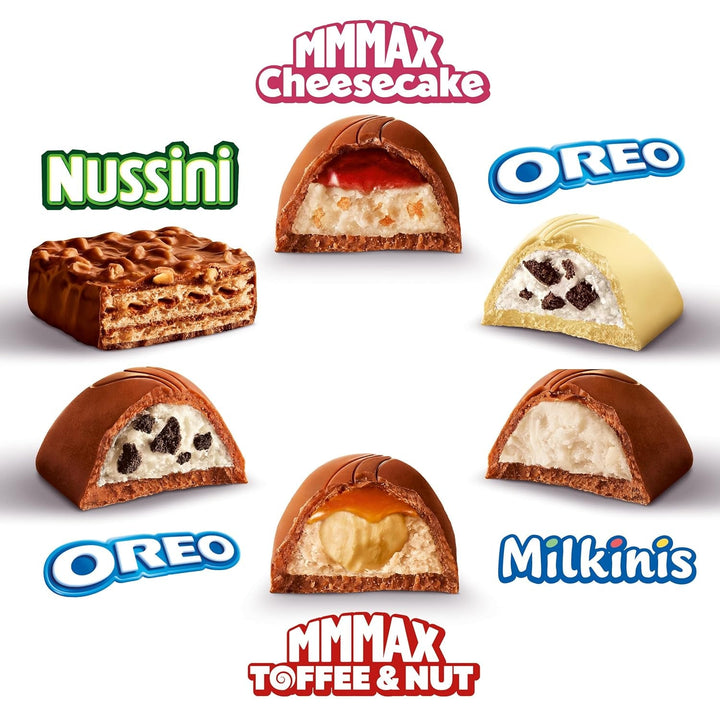 Amestec de praline de ciocolată, Milka Favourites, 158 grame Bomboane de Ciocolata Naty Shop