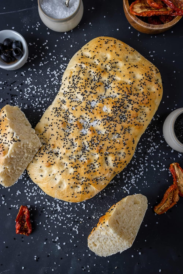 RUF Lievito Madre Sauerteig, Milder Weizen-Sauerteig, Mutterteig, Kurze Teigruhe Durch Enthaltene Trockenhefe, Lievito Madre Getrocknet Für Brot, Baguette, Focaccia, 3X35G Amestec pentru copt si gatit Naty Shop