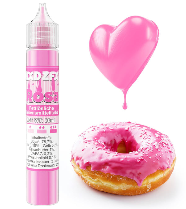 Colorant alimentar liposolubil, pe baza de ulei, 30 ml Coloranti Alimentari Naty Shop Roz