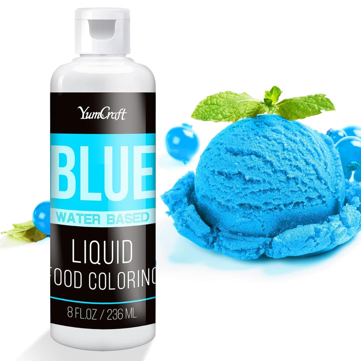 YumCraft, coloranti alimentari lichizi, 236 ml, diverse culori Naty Shop Albastru 236 ml