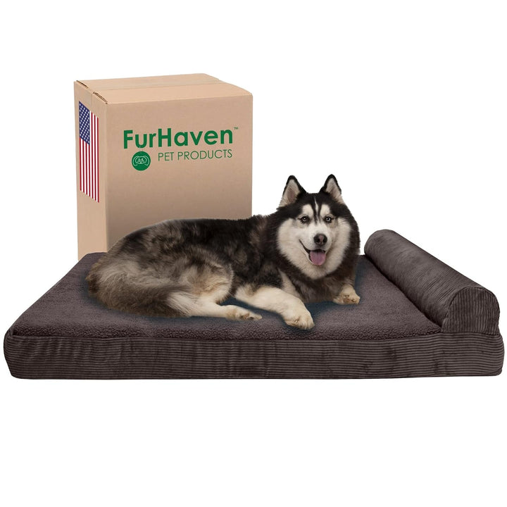 Pat pentru pisici de interior, lavabil, cu role de gât detașabile, pentru animale de companie de până la 4,1 kg – Covoraș de pluș cu imprimeu de diamant – Gri, mărimea S