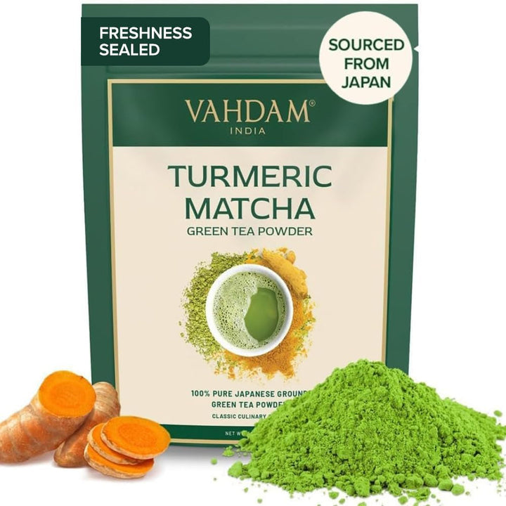VAHDAM, ceai verde Himalayan (100 g) Ceai verde 100% pur din Himalaya | Fără gluten | Direct de la sursă din India | Preparare fierbinte/rece | Ceai verde vrac