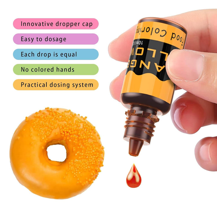 Set coloranti alimentari lichizi, 10 x 10 ml Coloranti Alimentari Naty Shop