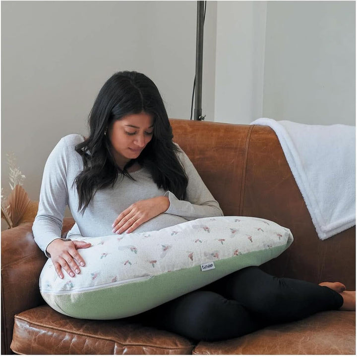 Pernă de sarcină - Pernă de alăptare - Pernă multifuncțională 2 în 1 - Husă detașabilă 78 X 44 cm Accesorii Hrana si Alaptare Bebe Naty Shop