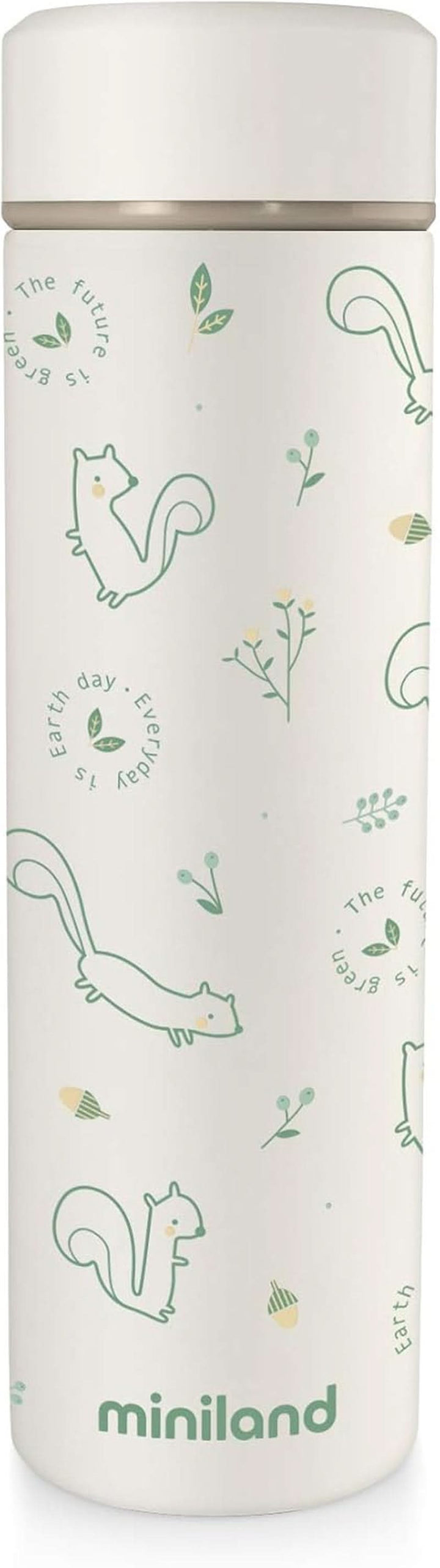 Miniland NATUR THERMOS BUNNY - termos, 450 ml pentru alimente pentru copii, multicolor Accesorii Hrana si Alaptare Bebe Naty Shop Single Verde Natur Thermos Chip