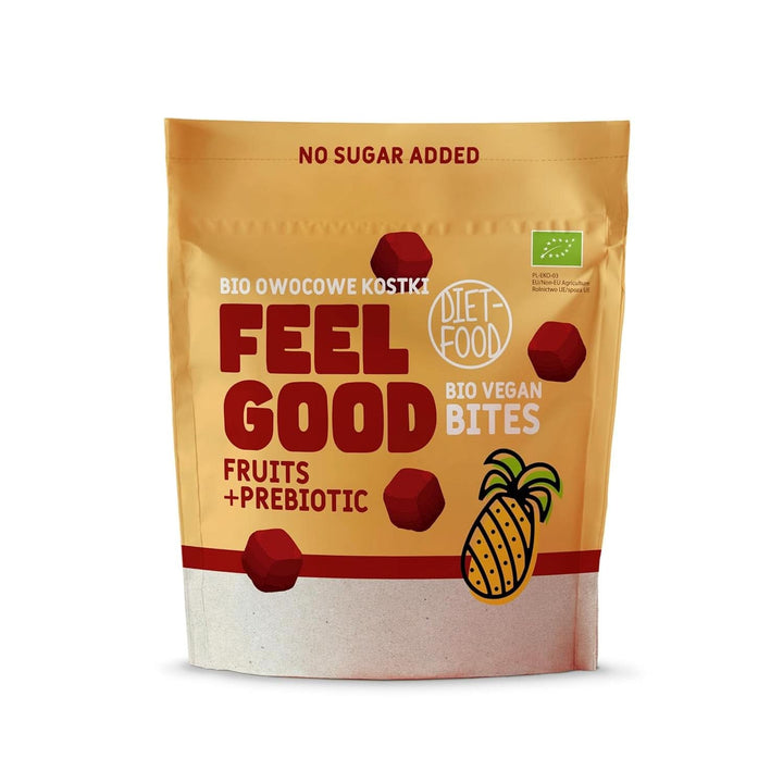 Cuburi de fructe organice, 100% fructe, 120 grame Produse deshidratate Naty Shop Feel Good