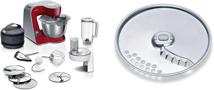 Robot de bucătărie MUM5 MUM5X720, Cântar integrat, Bol din oțel inoxidabil 3.9L, Blender 1.25L, 1000 W Mama si Copilul Naty Shop