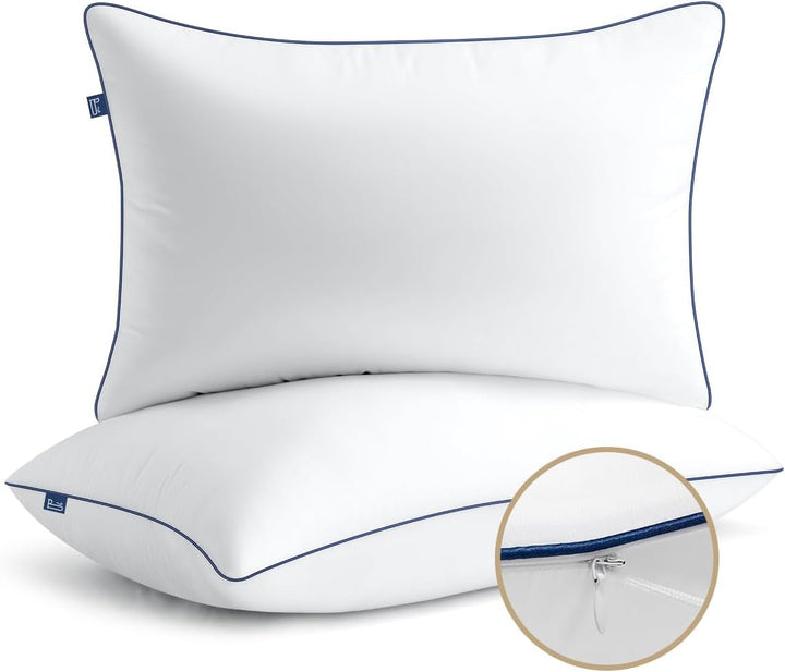 Pernă Bedstory, 65 X 65 cm, 2 bucăți, înălțime reglabilă, hipoalergenică, lavabilă la mașină Perne standard Naty Shop 65 X 65 Cm